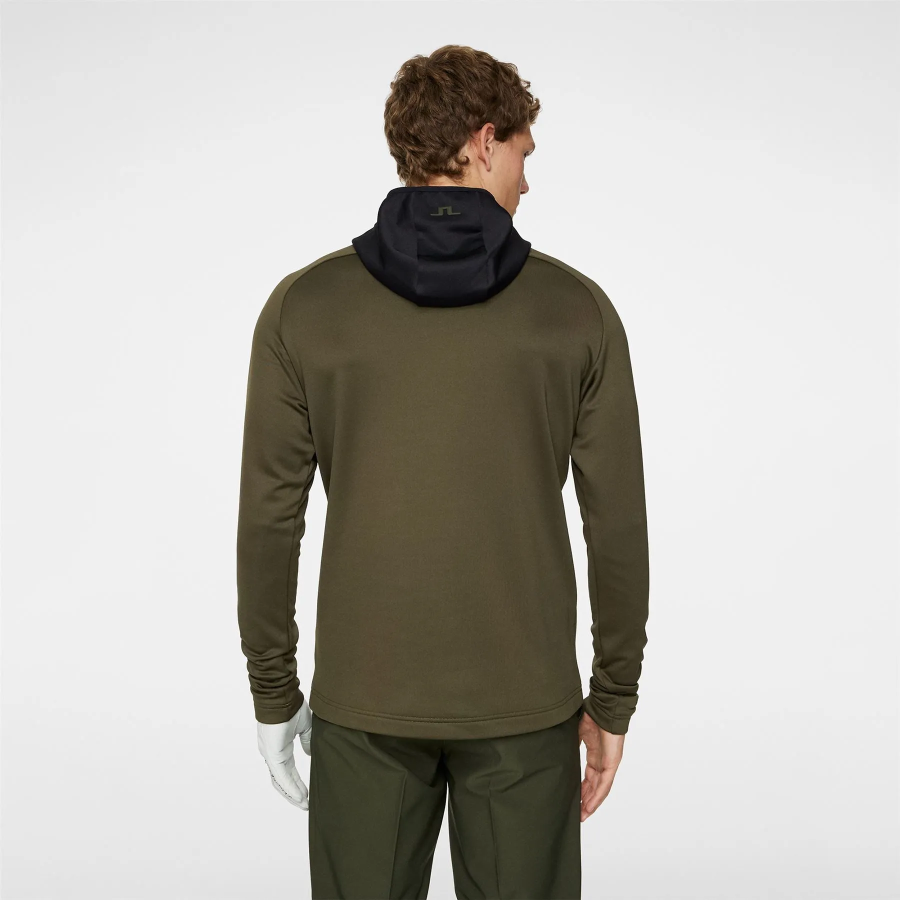 Adam Quarter Zip Hood Forest Green - AW24