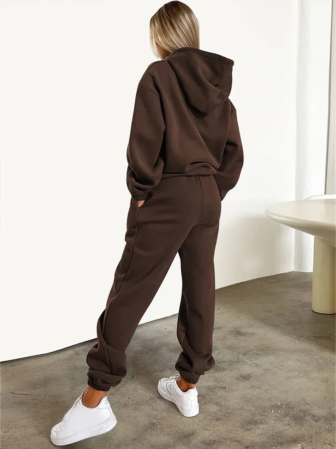 Andra - Sweatpants and Sweatshirt Set for Women