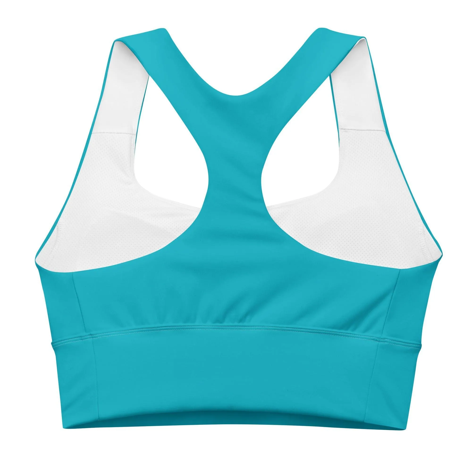 Antina Blue Longline Sports Bra