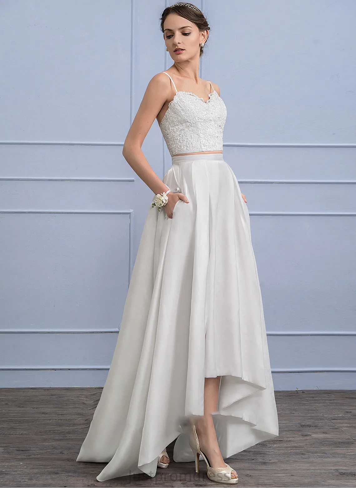 Asymmetrical Wedding Dresses Taffeta Separates Alannah Wedding Skirt