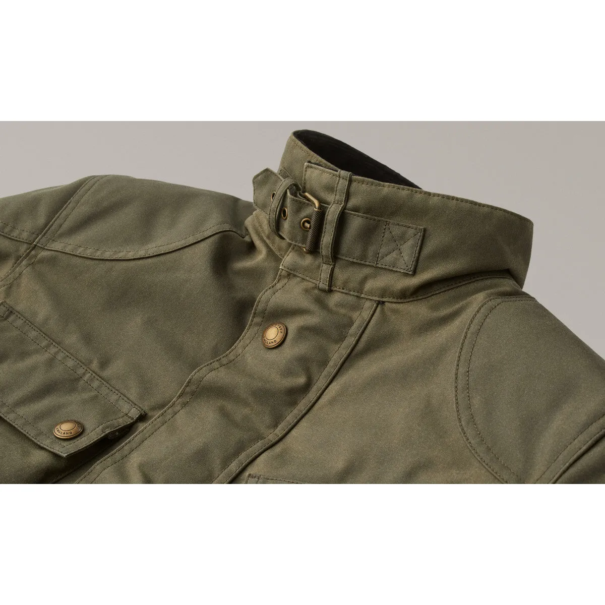 BELSTAFF WOMENS TRIALMASTER WAXED COTTON JACKET - FOREST GREEN