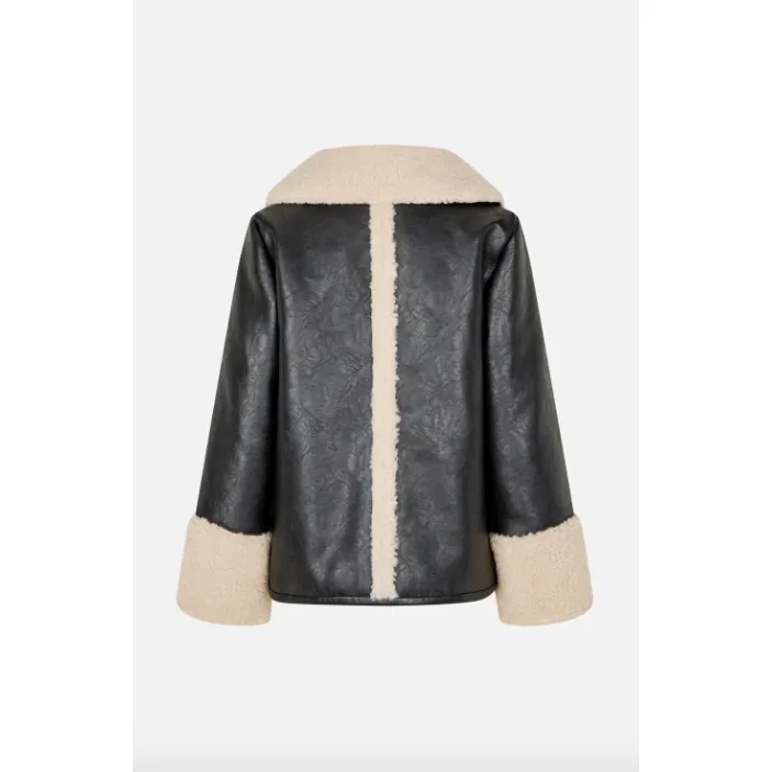 Bronwen Shearling Detail Jacket Black