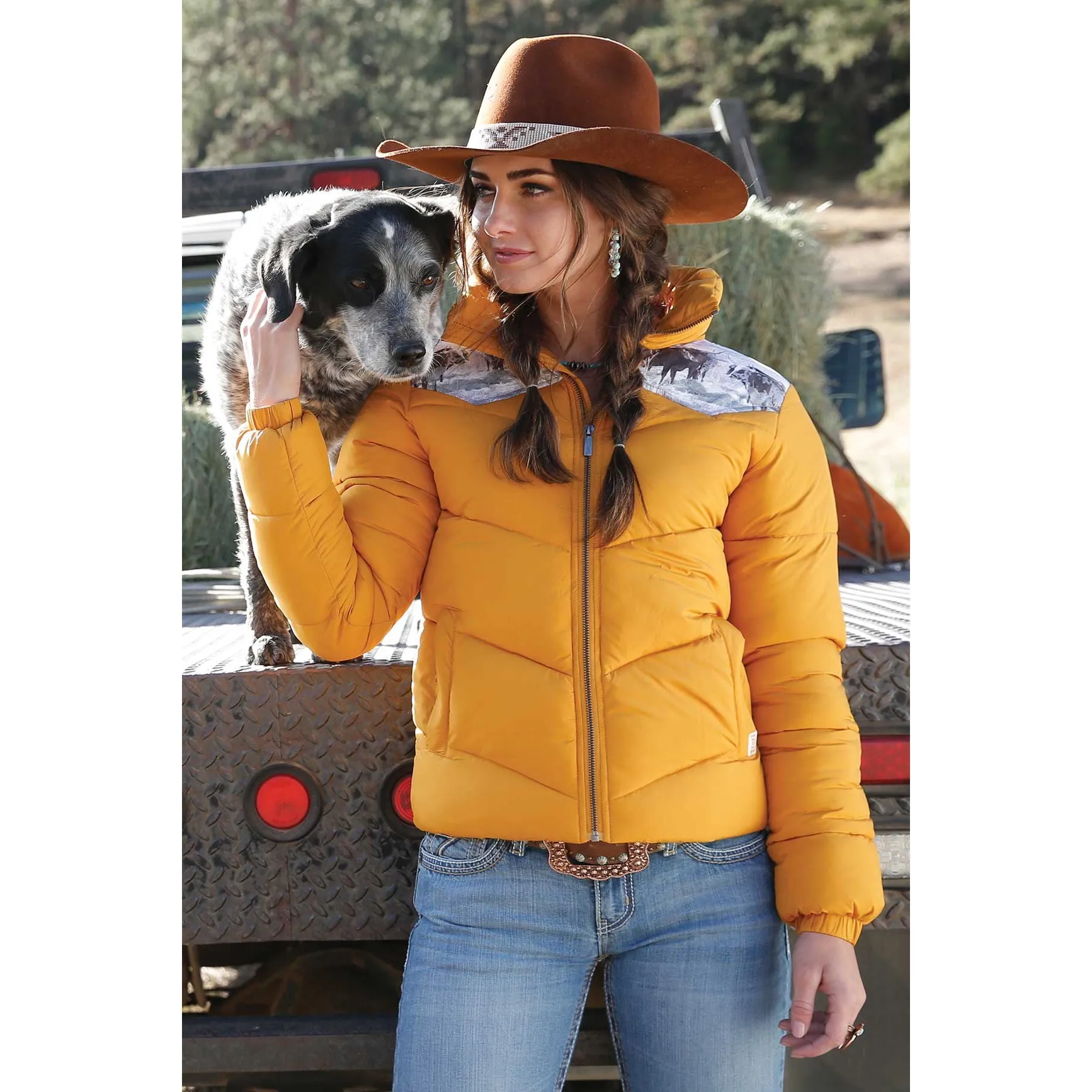 Cruel Women's Western Puffer Jacket