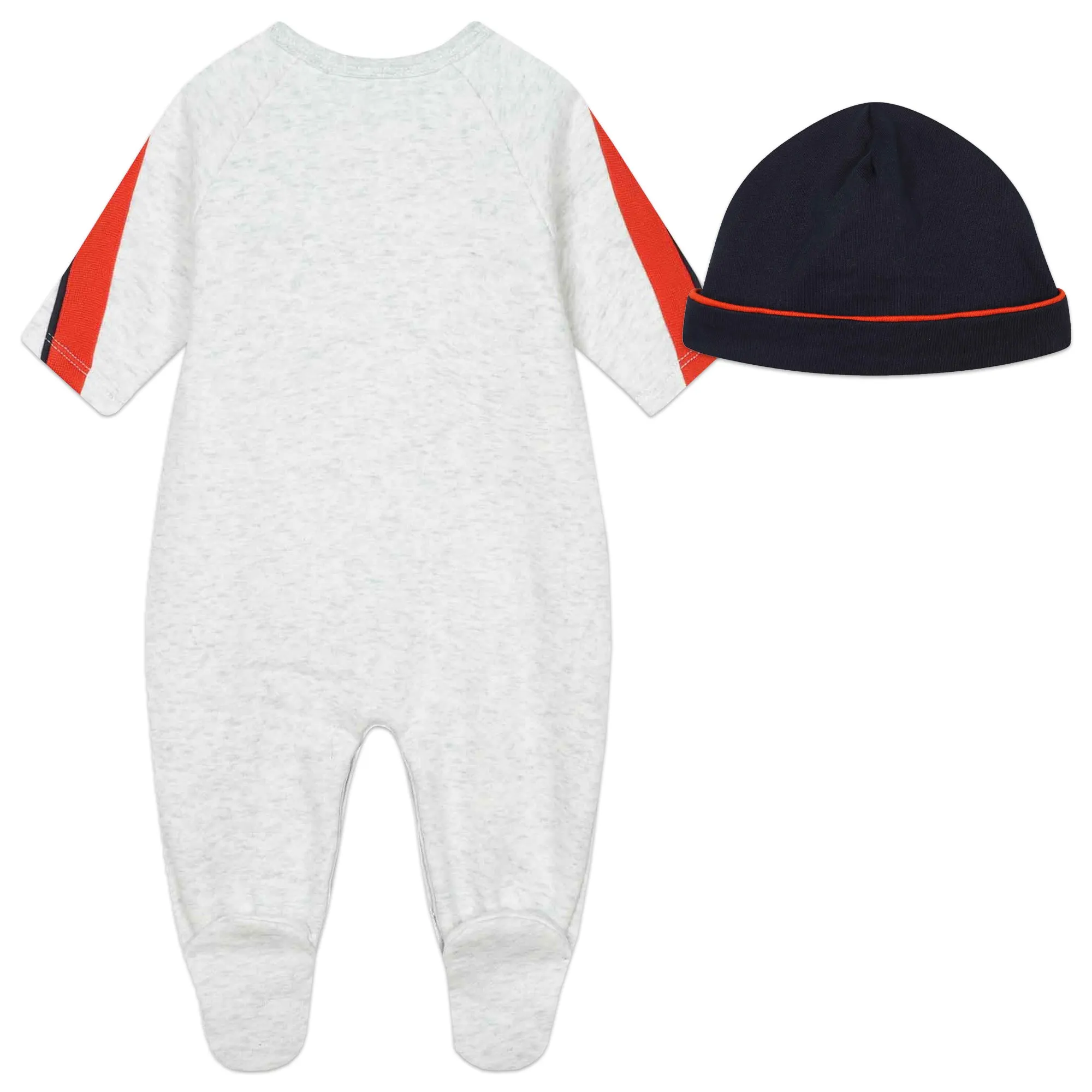 Gray Logo Babygrow & Hat Set