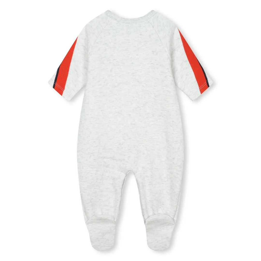 Gray Logo Babygrow & Hat Set