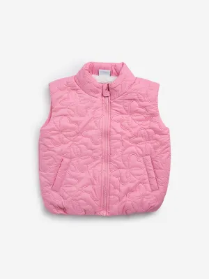 HOP Kids Pink Quilted Puffer Jacket