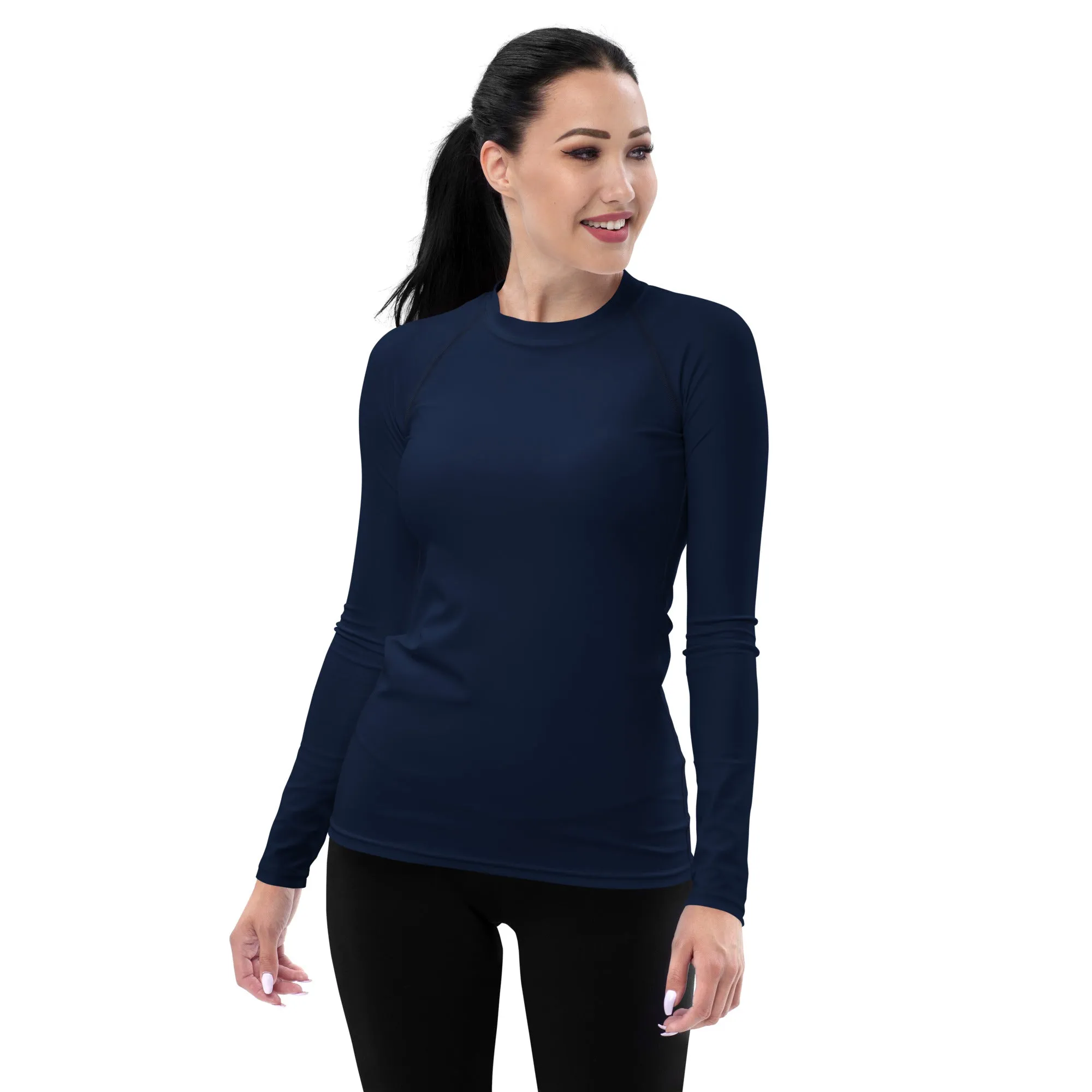 Humble Sportswear™ Navy Blue Sports Rash Guard