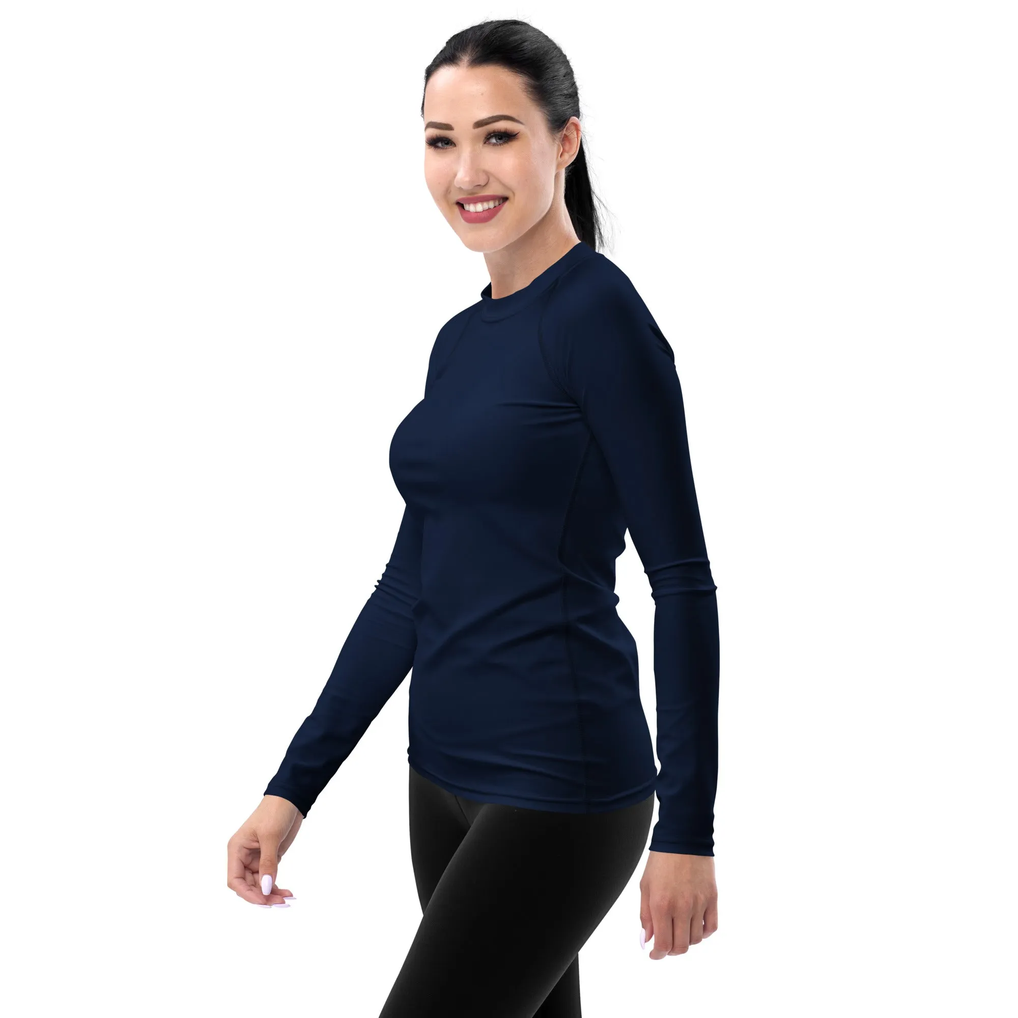 Humble Sportswear™ Navy Blue Sports Rash Guard