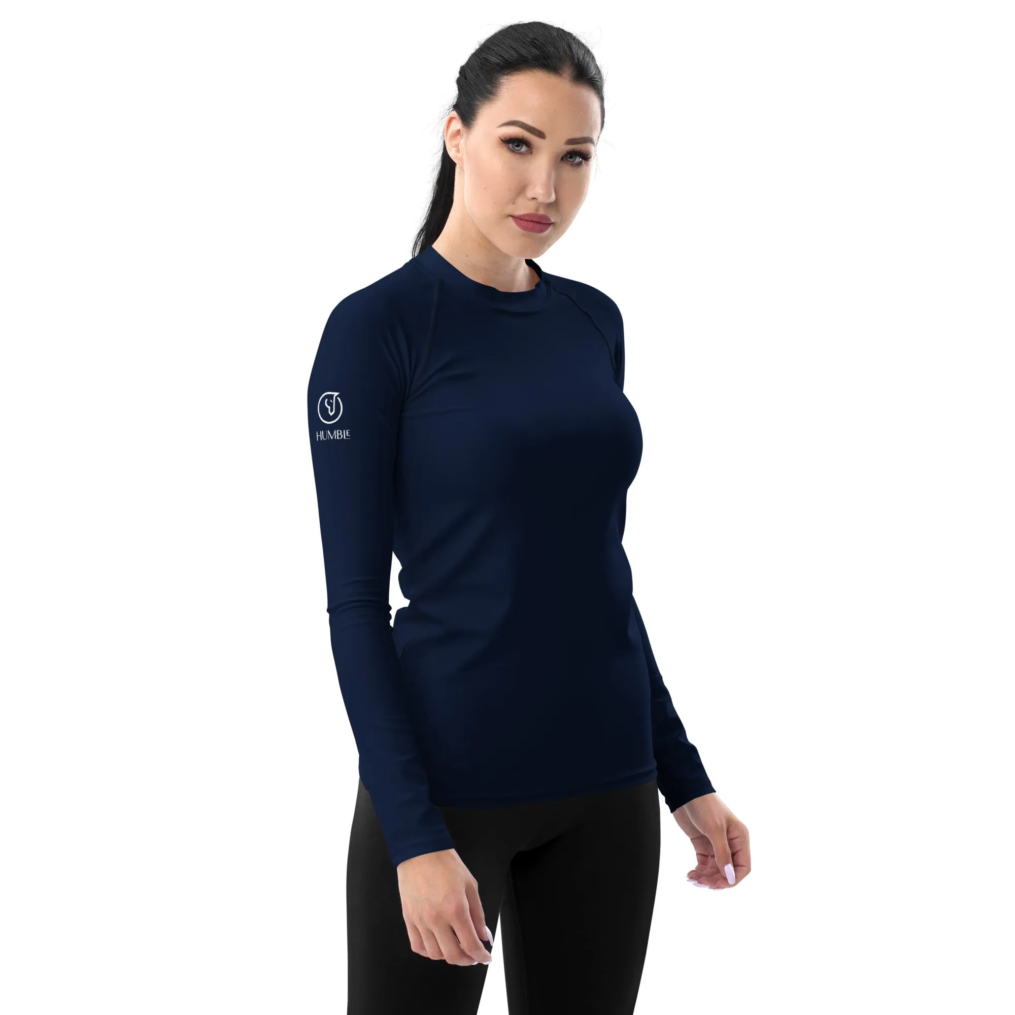 Humble Sportswear™ Navy Blue Sports Rash Guard