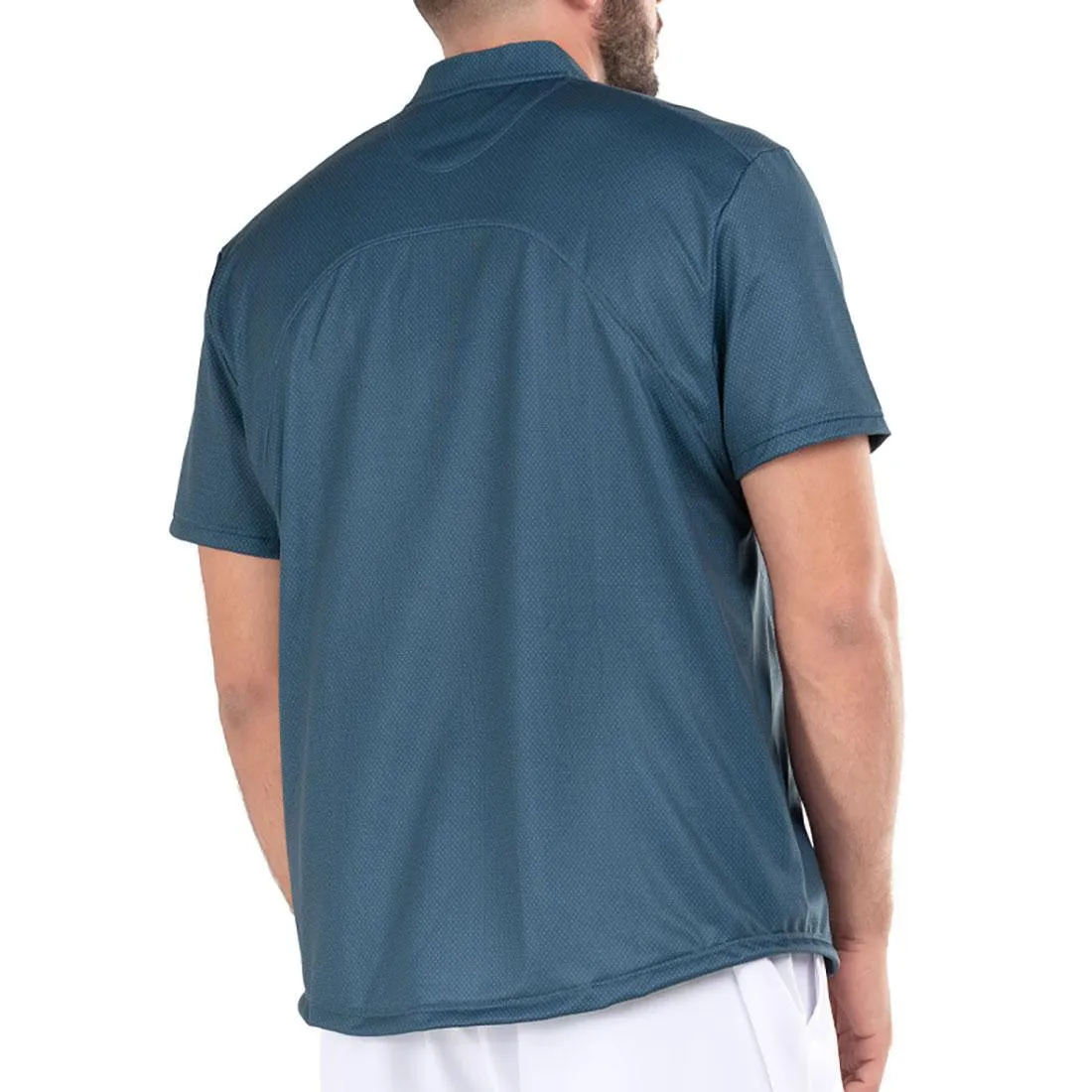 Men's Polaris Henley Short Sleeve Tennis Polo