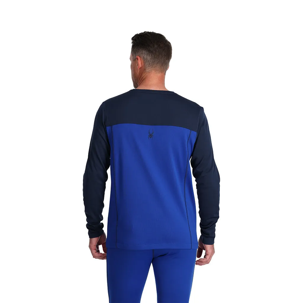 Mens Stretch Charger Crew - Electric Blue