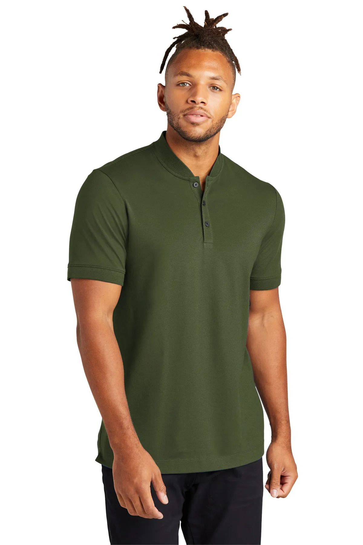 Mercer Mettle™ Stretch Pique Henley MM1008