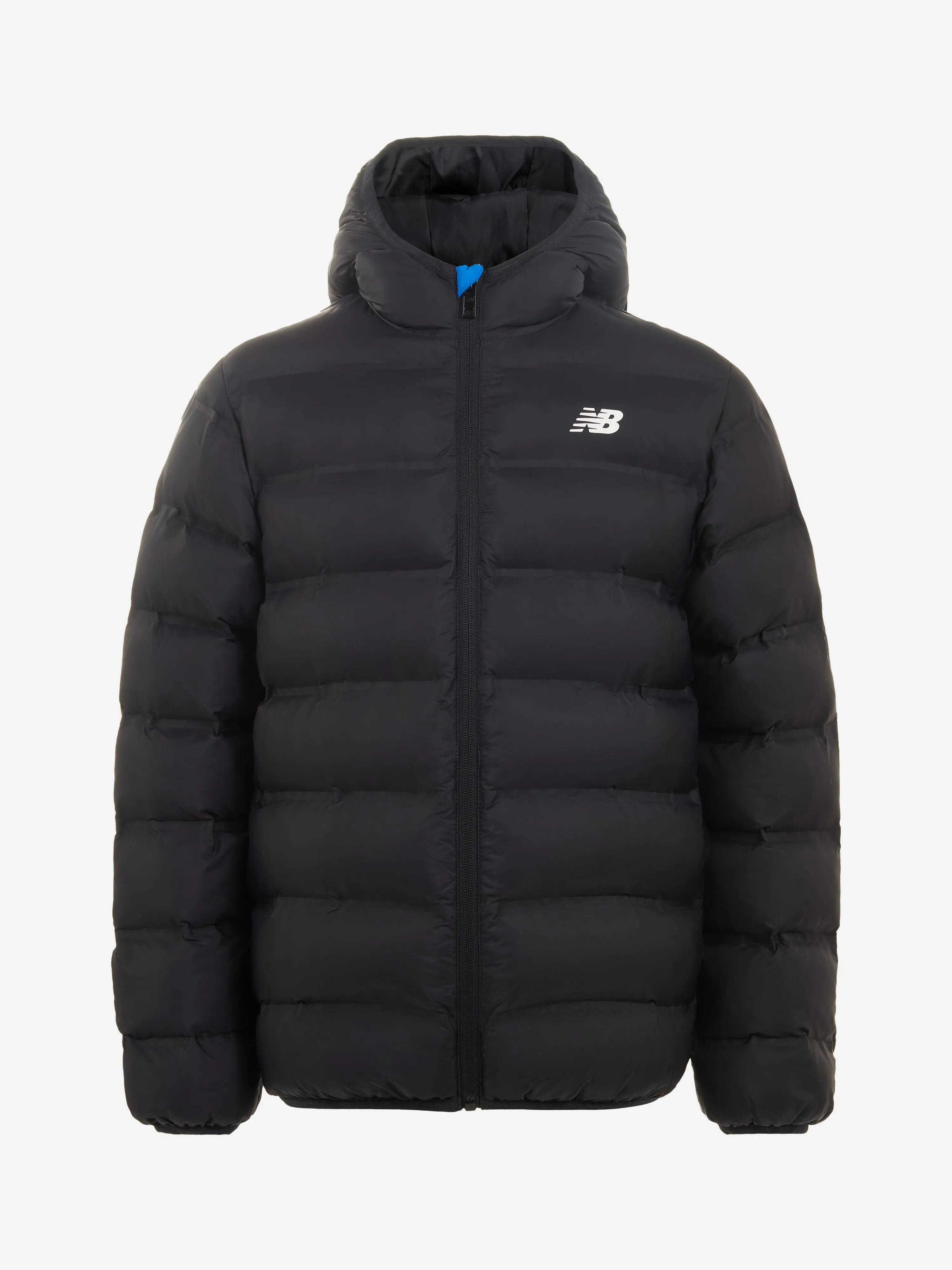 New Balance Boys Bond Quilted Jacket in Black