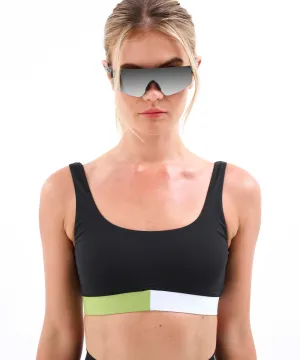 P.E Nation Sprint Time Sports Bra (Black)