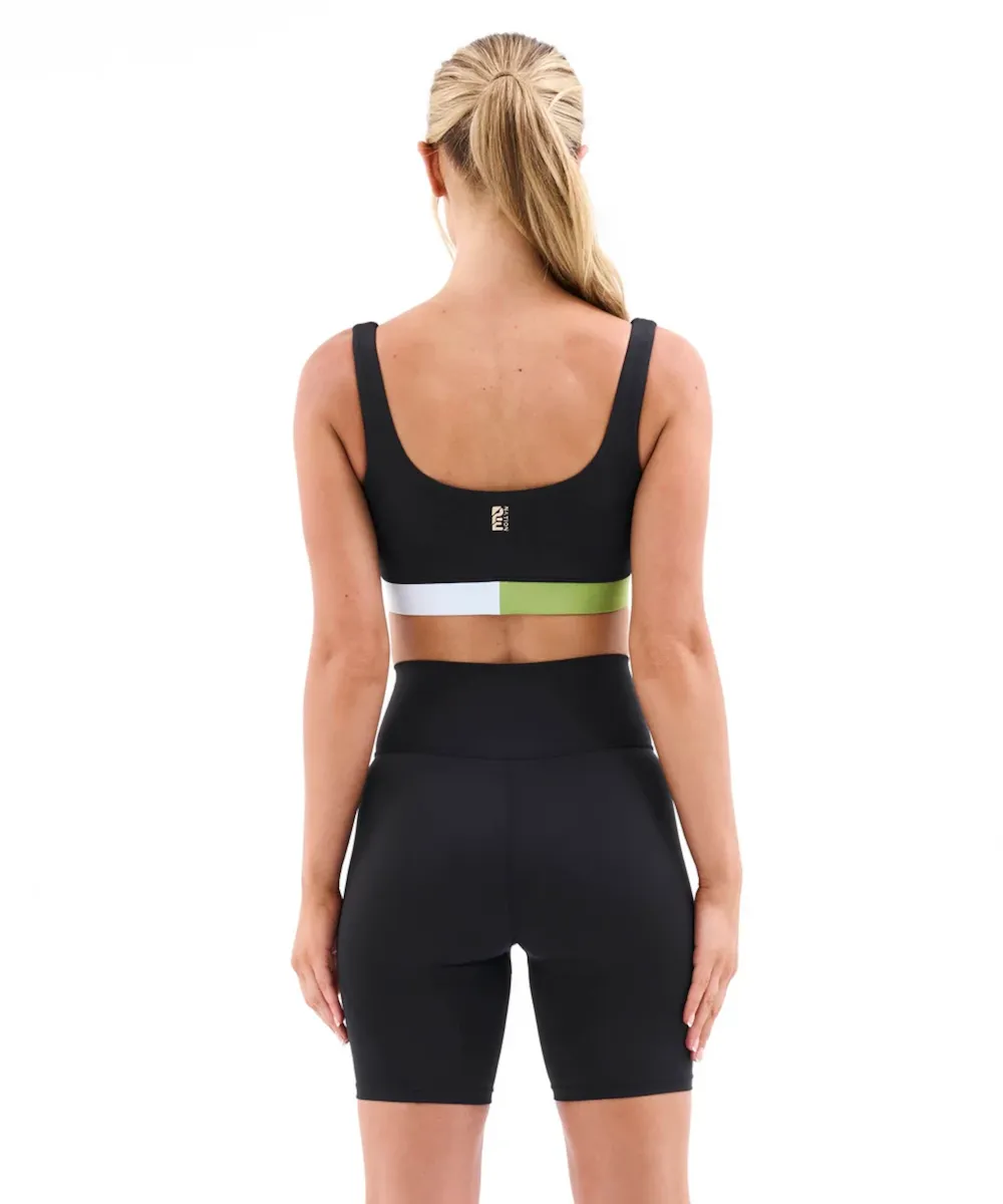 P.E Nation Sprint Time Sports Bra (Black)