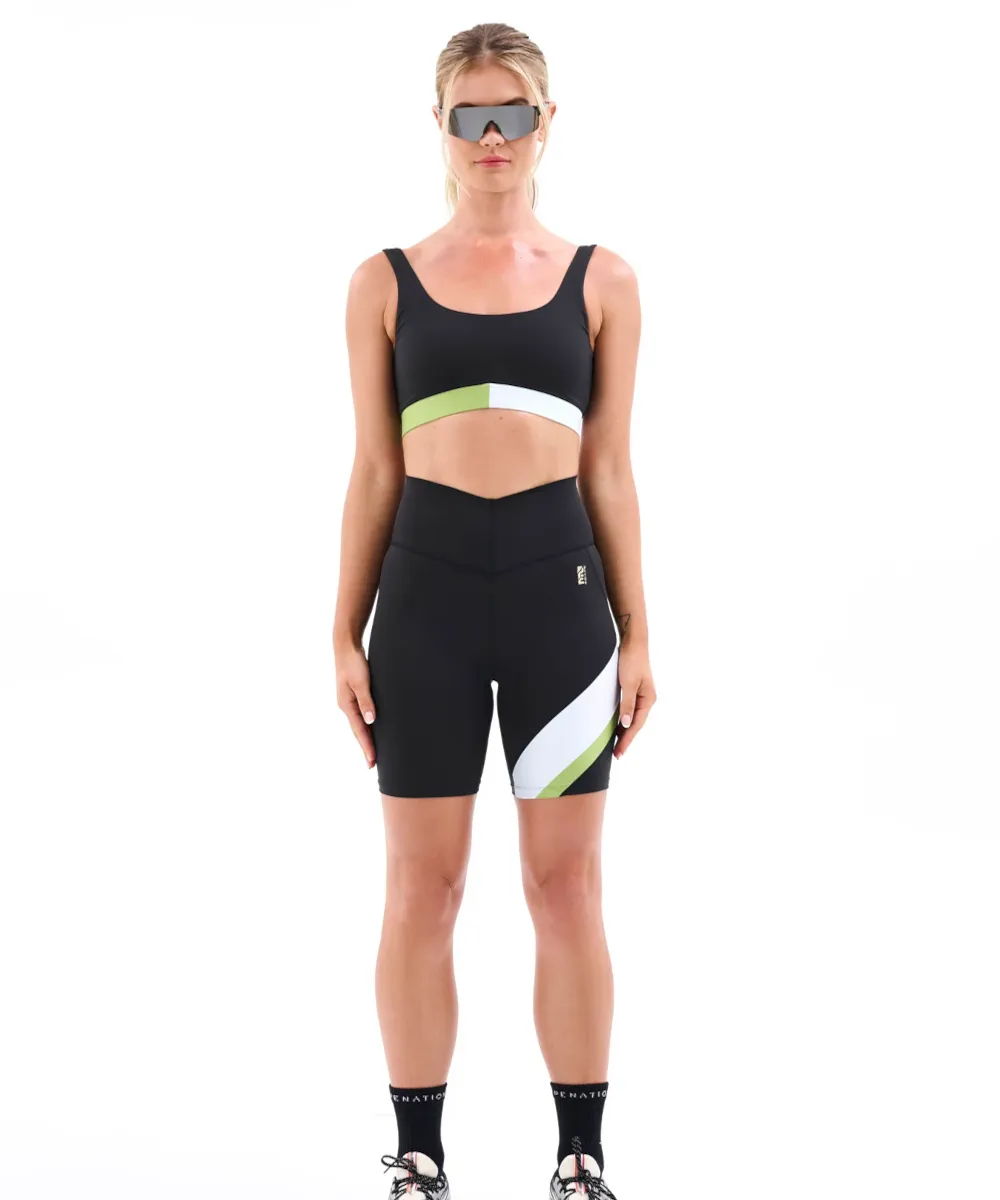 P.E Nation Sprint Time Sports Bra (Black)