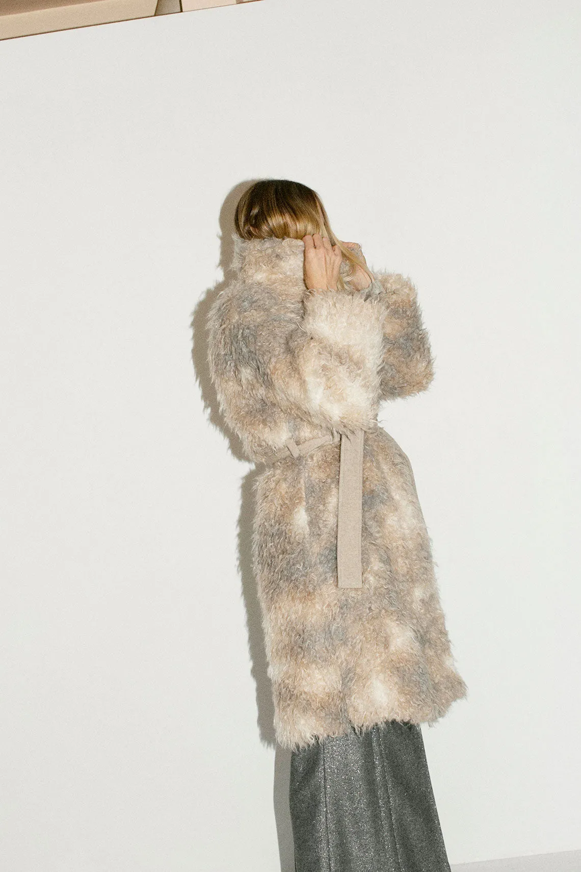 Pearl Faux Fur Hila Coat