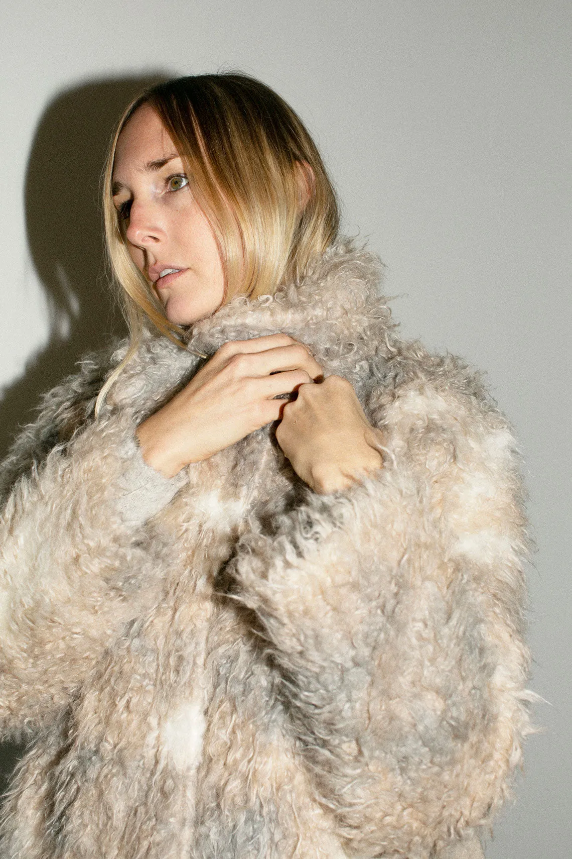 Pearl Faux Fur Hila Coat