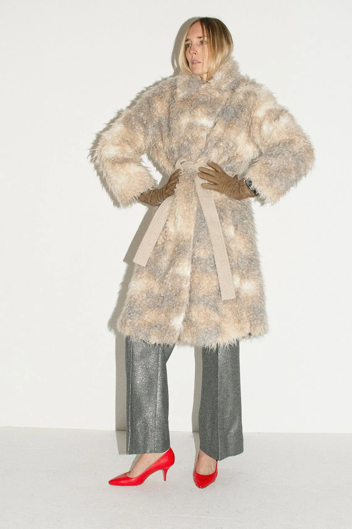 Pearl Faux Fur Hila Coat