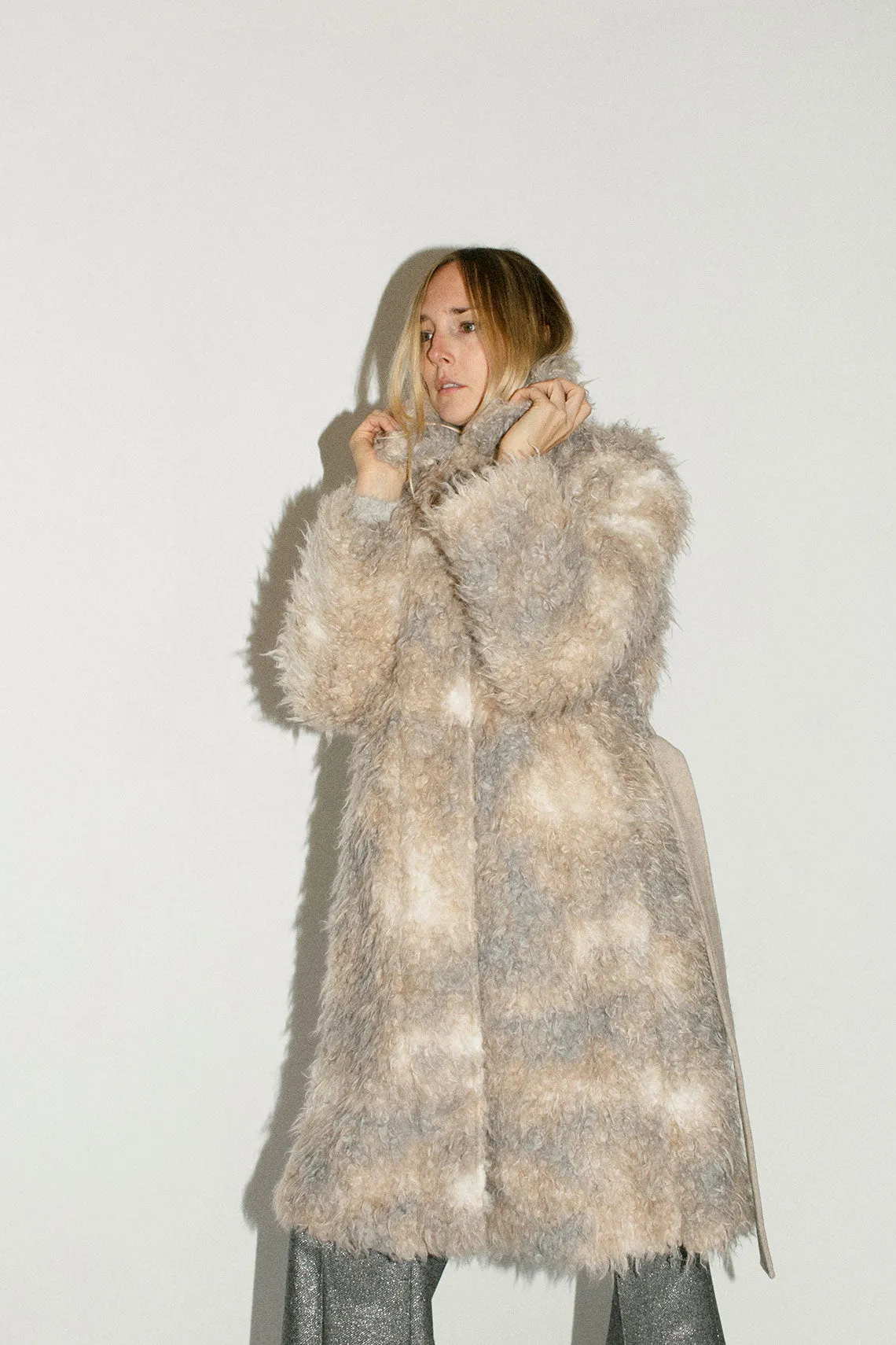 Pearl Faux Fur Hila Coat