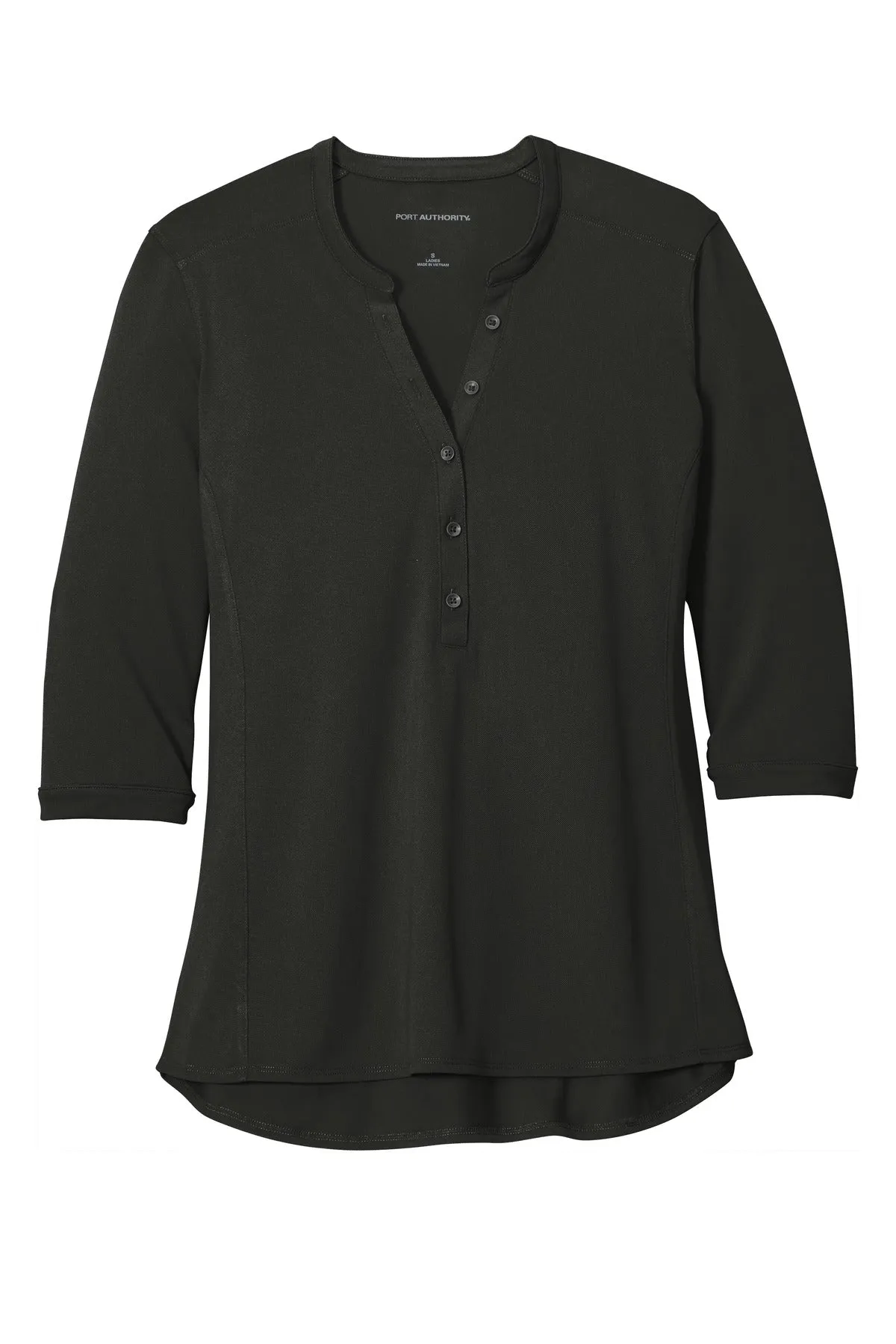 Port Authority Ladies UV Choice Pique Henley LK750