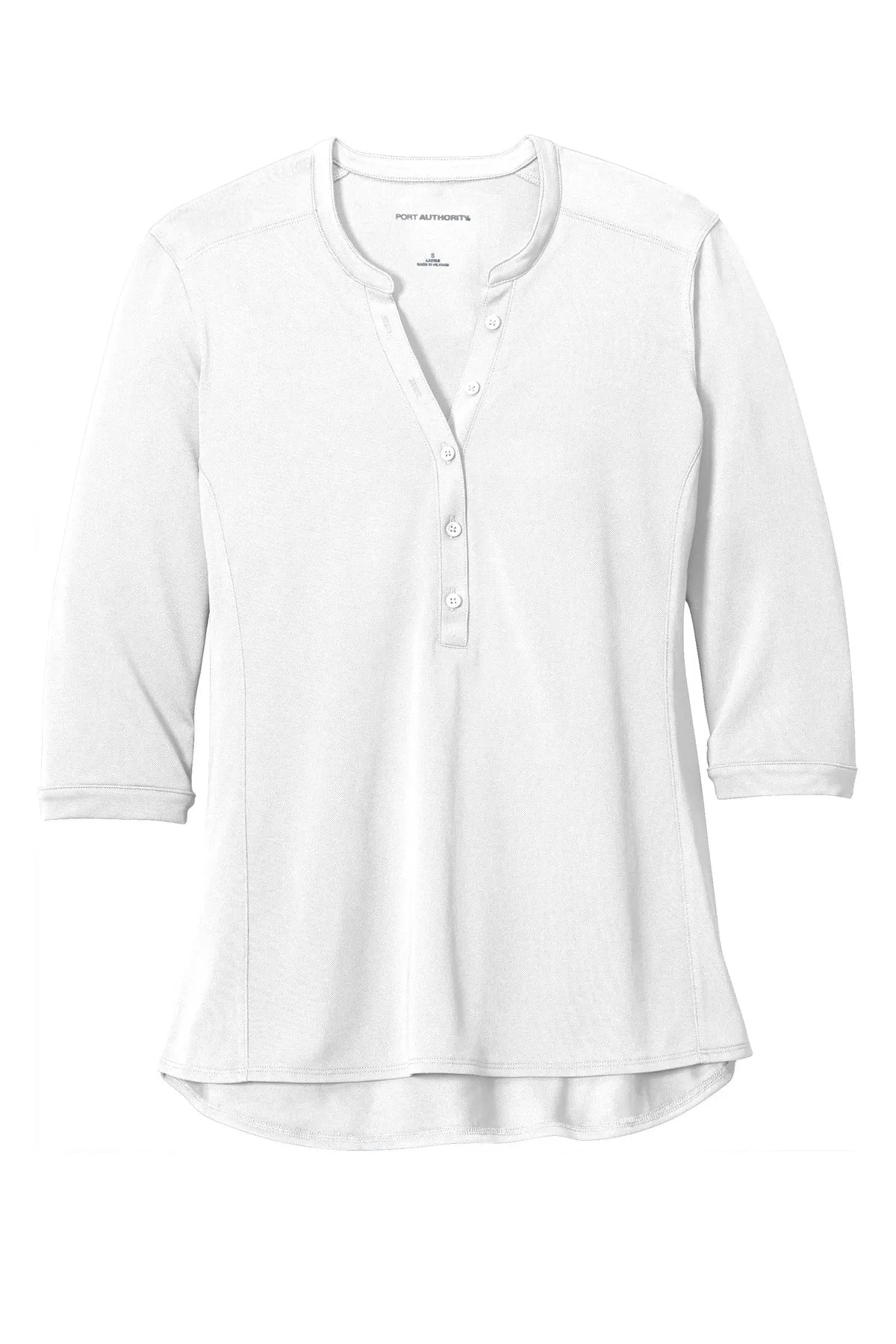 Port Authority Ladies UV Choice Pique Henley LK750