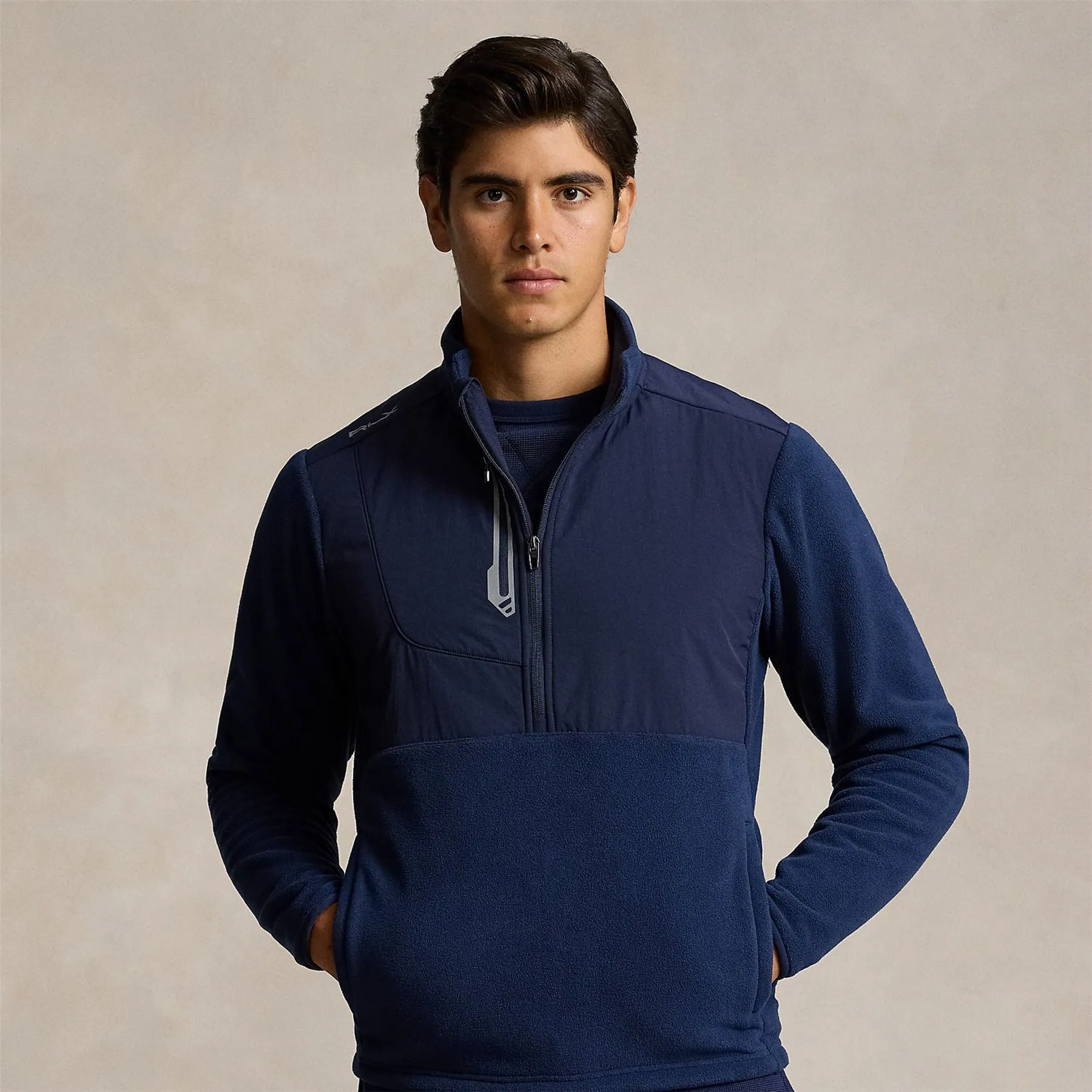 RLX Magic Fleece Half Zip Mid Layer Refined Navy - AW24