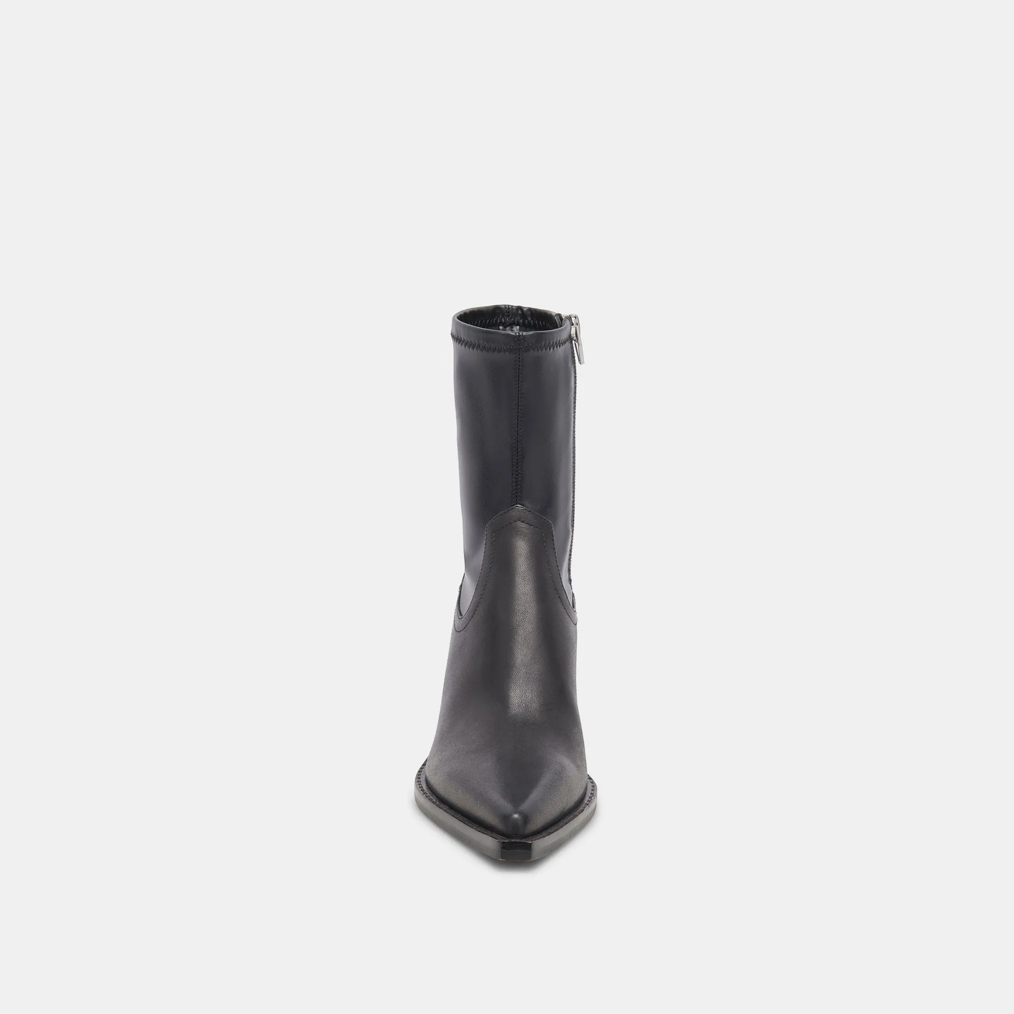 RUTGER WIDE CALF BOOTS BLACK LEATHER