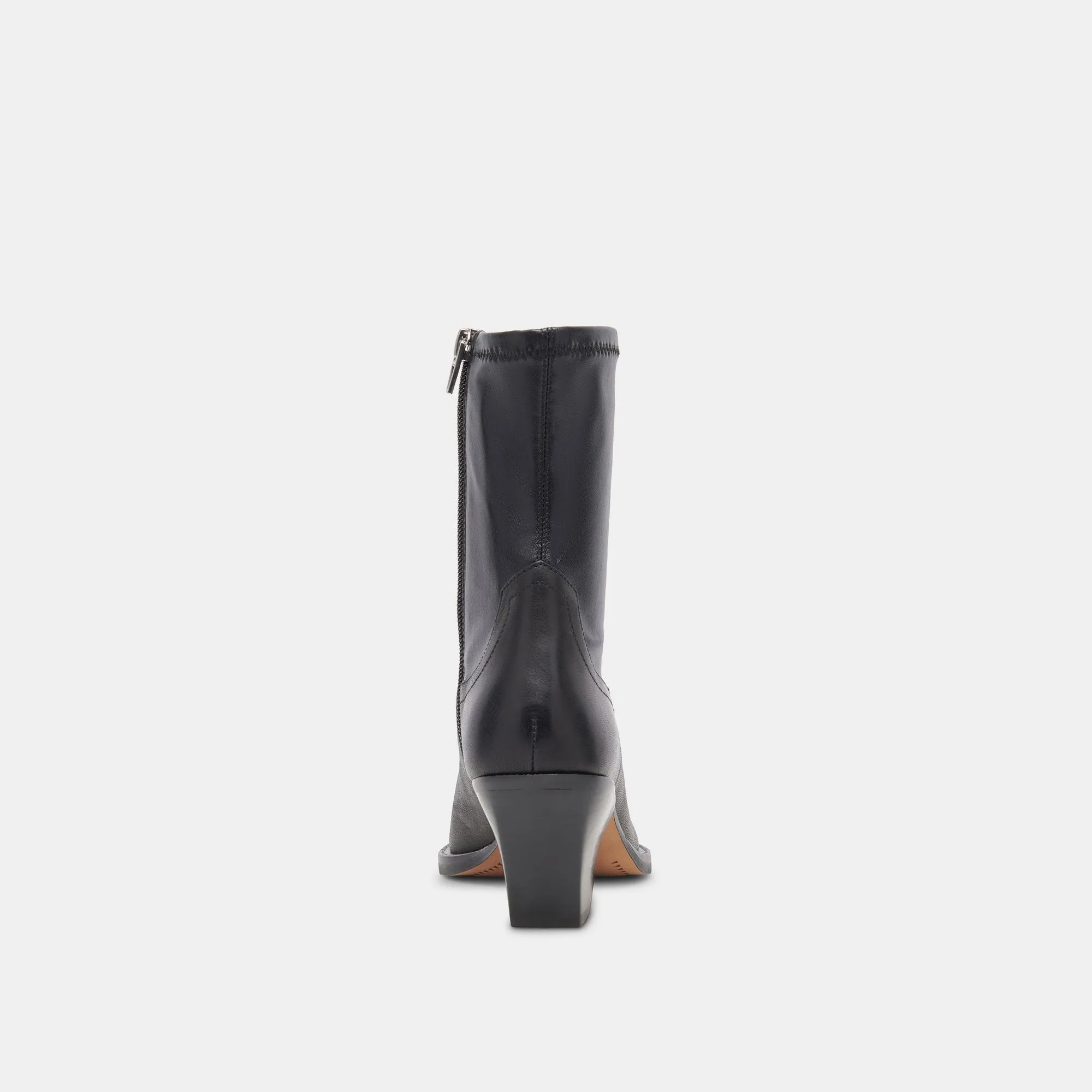 RUTGER WIDE CALF BOOTS BLACK LEATHER