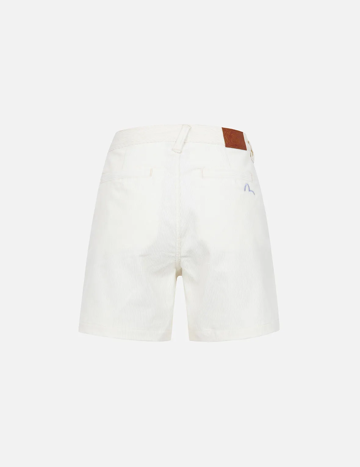 Seagull Embroidery Corduroy Shorts