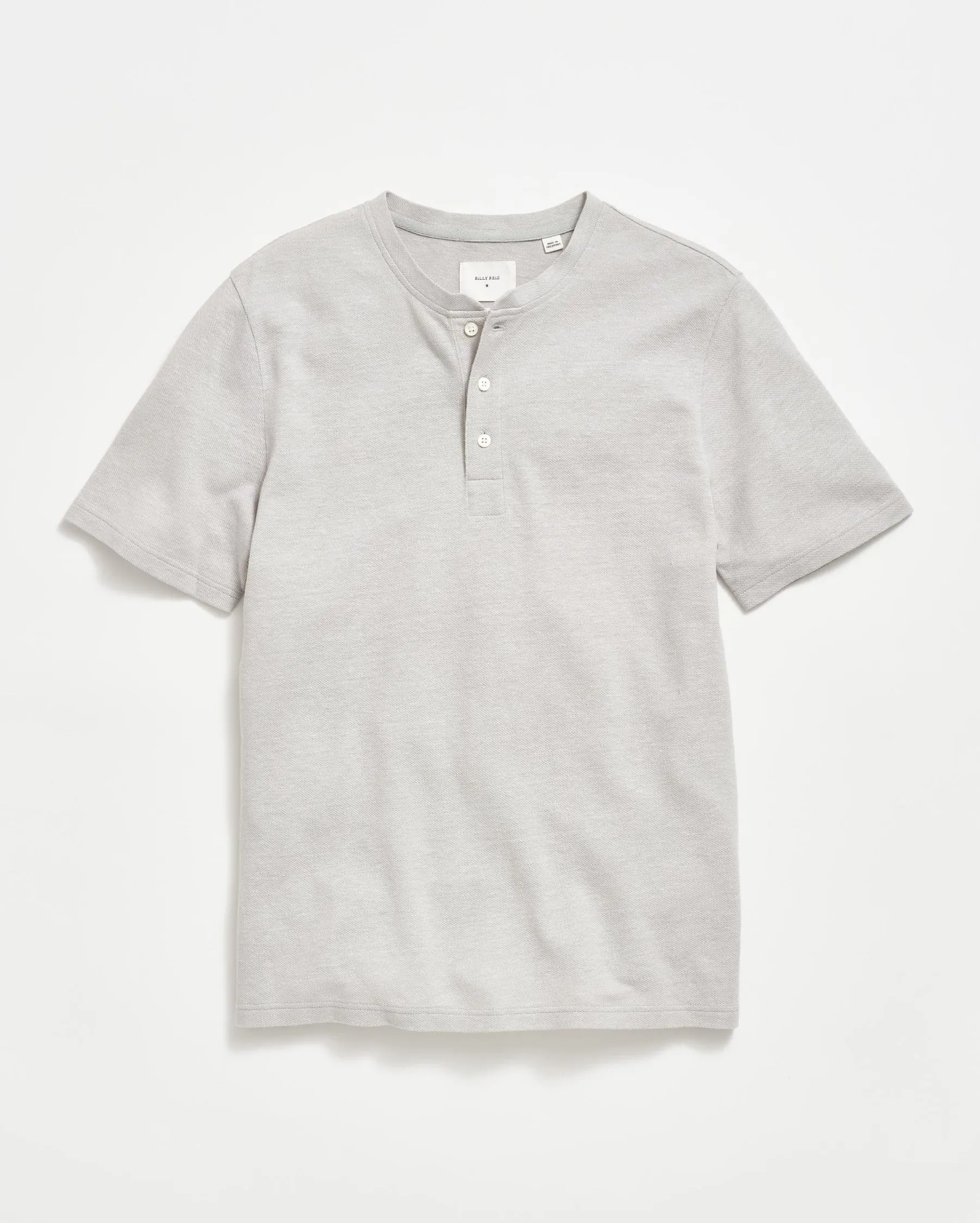 Short Sleeve Hemp Cotton Henley