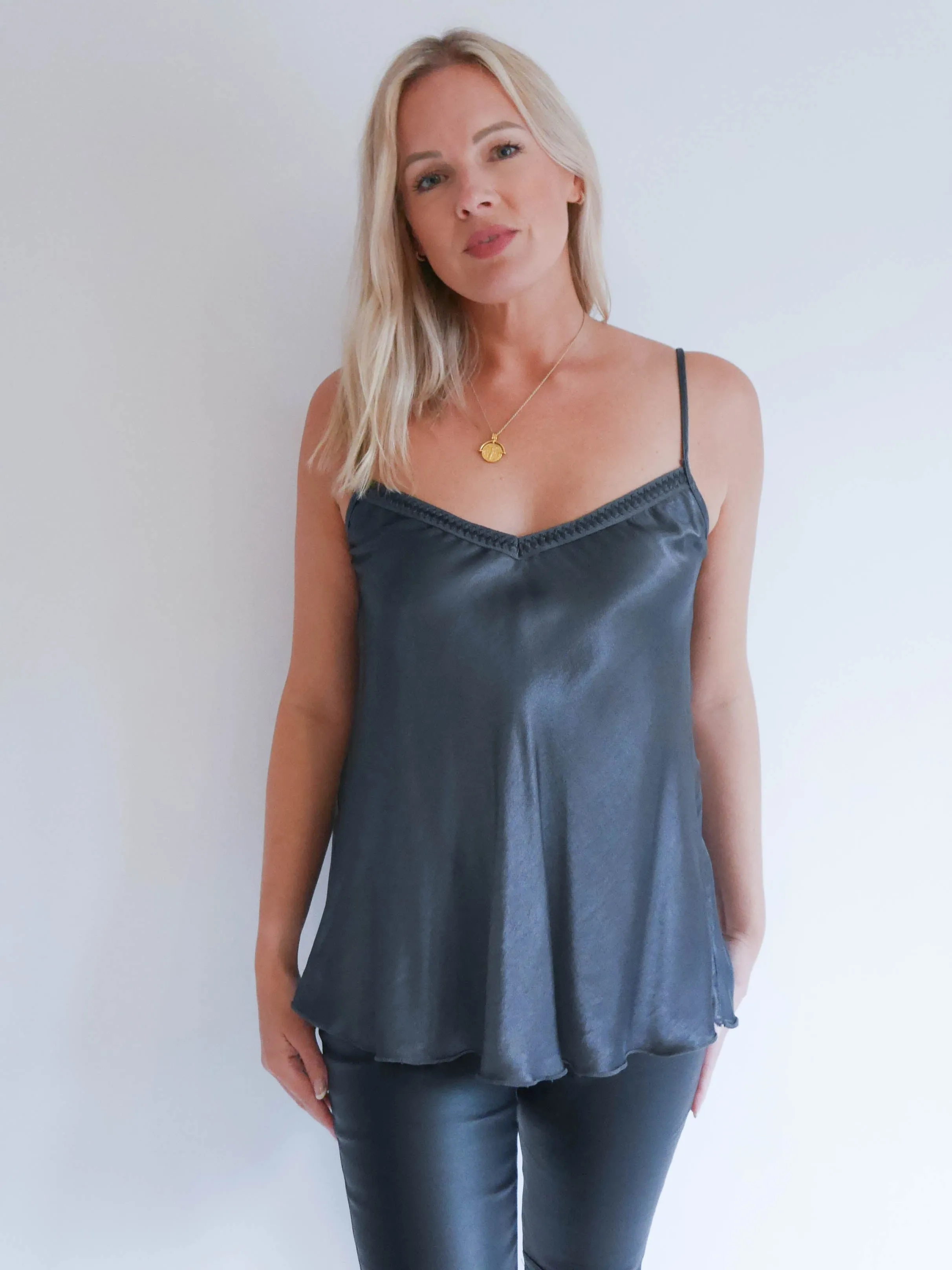 Tamsin Camisole Charcoal