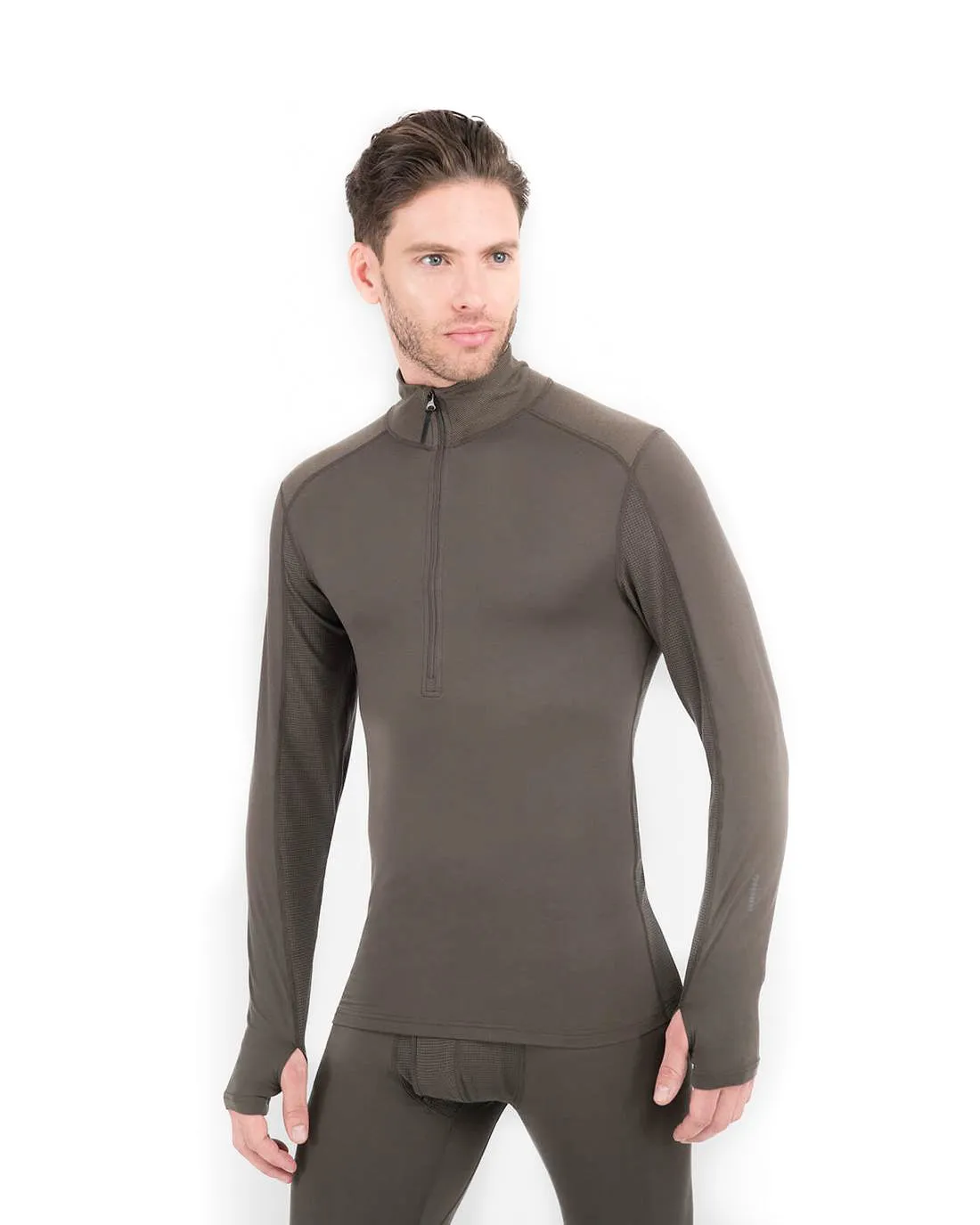 Terramar Thermolator 2.0 M Half Zip Dark Loden