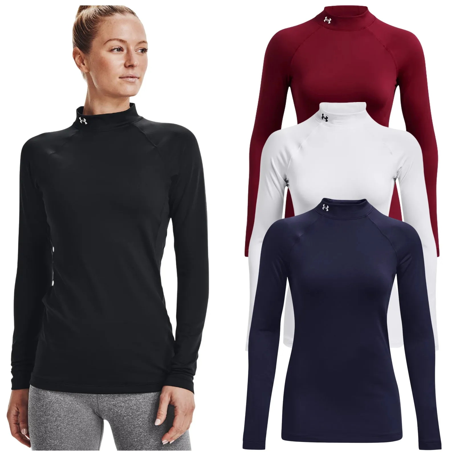 Under Armour Ladies ColdGear Authentics Mock