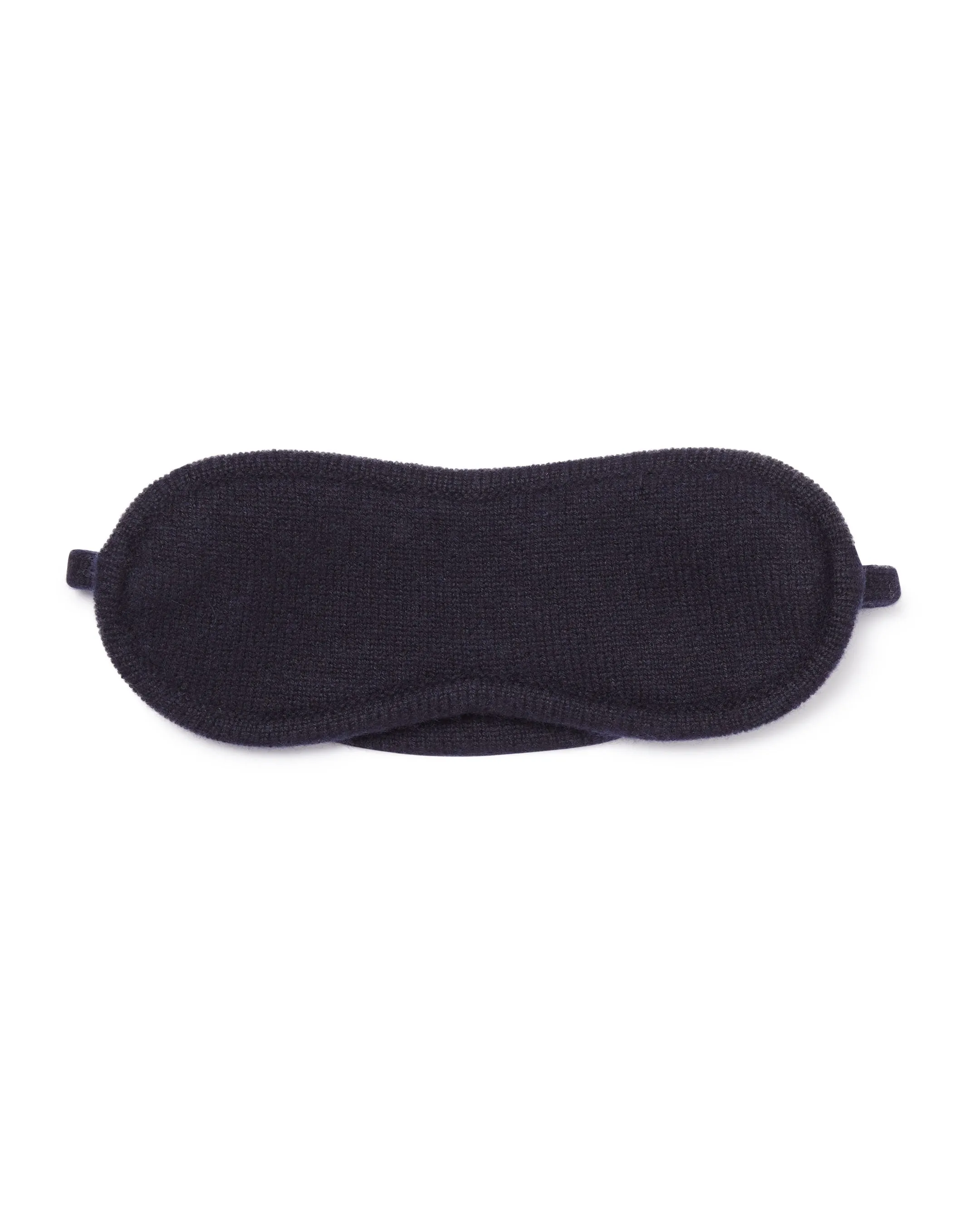 Unisex Knitted Cashmere Eye Mask Navy Blue