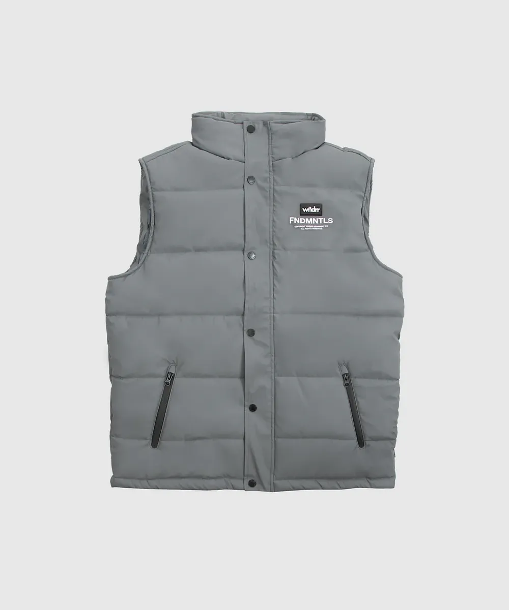 WNDRR Whitmore Puffer Vest (Charcoal)