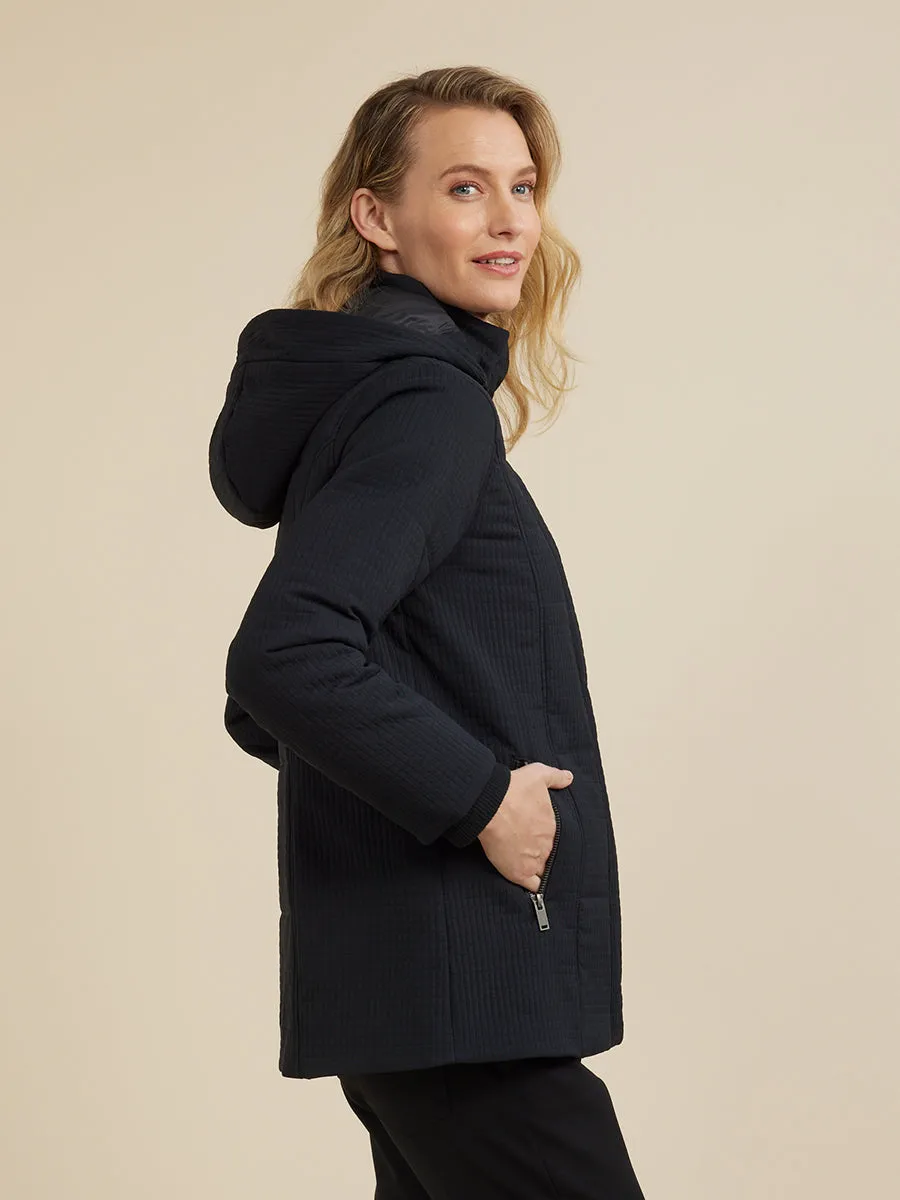 Yarra Trail parka in black