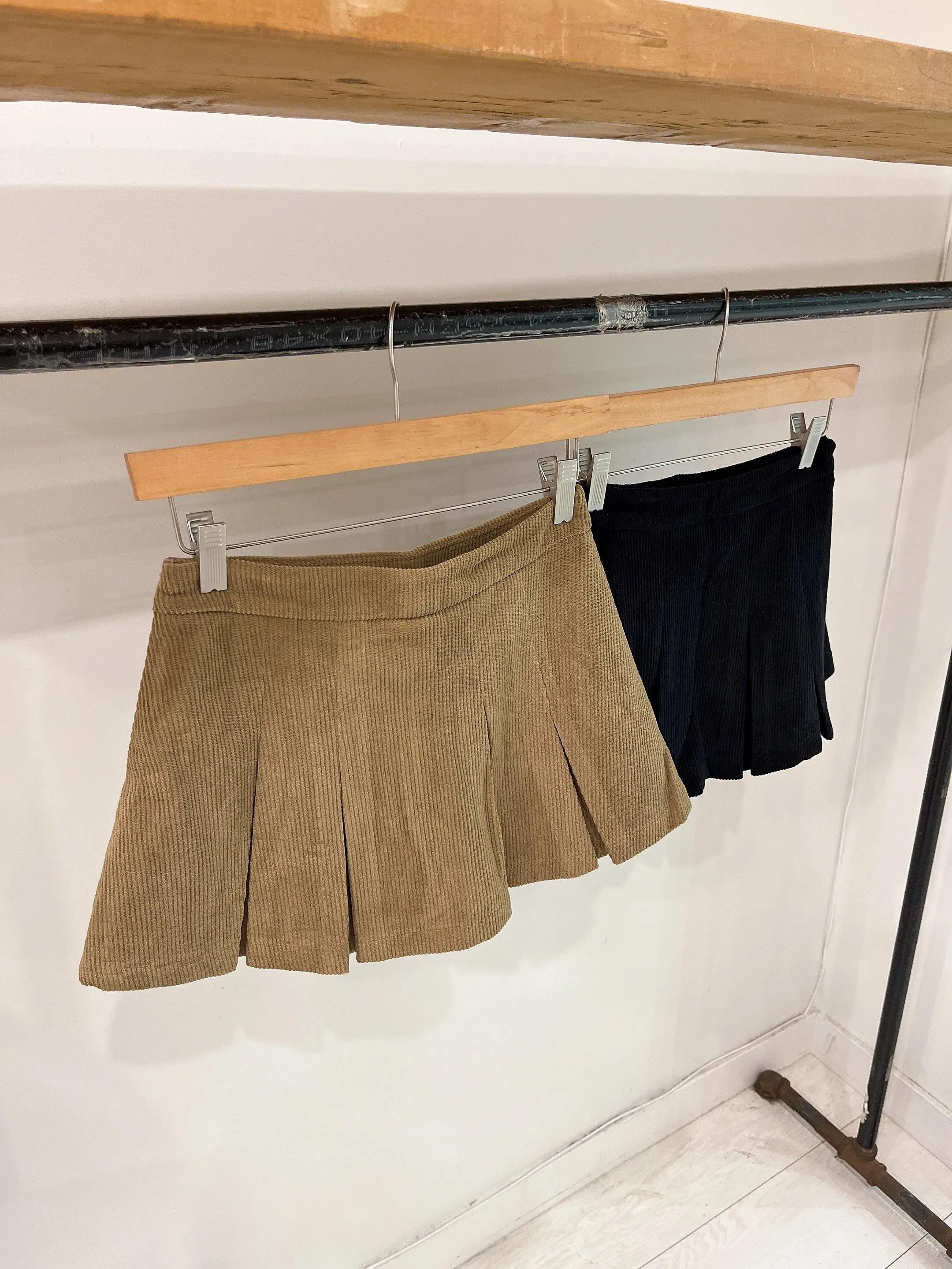 ZURL Corduroy mini skirt